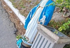 Paróquia da Jatiúca repudia vandalismo contra imagem de Nossa Senhora