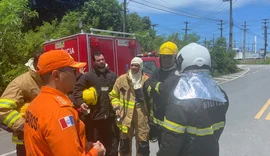 Incêndio atinge estação de energia em Coqueiro Seco