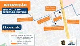 Obras alteram trânsito e trajeto de ônibus no Farol neste domingo (22); saiba mais