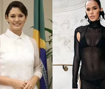 Bruna Marquezine reage após ser chamada de 'feia e vulgar' por Michelle Bolsonaro