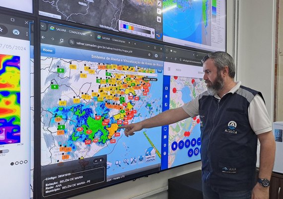Aviso meteorológico prevê chuvas de fracas a moderadas em Alagoas