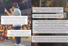 Prefeito de Belém se envolve em confusão após filho ser barrado no palco do cantor Natanzinho Lima