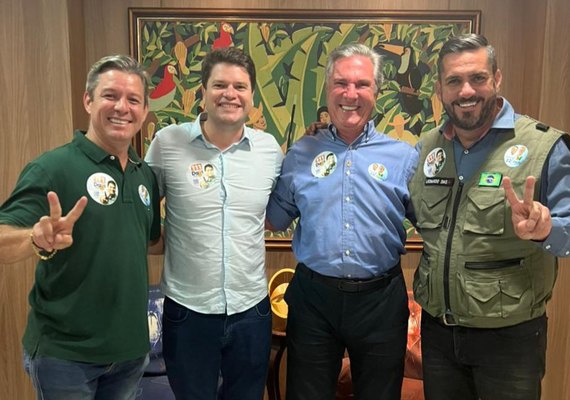 Collor, Leonardo Dias e Bebeto declaram apoio a Davi Davino na disputa ao Senado Federal