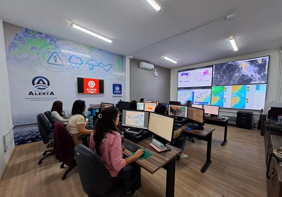 Semarh emite alerta hidrometeorológico devido às chuvas em Alagoas