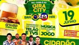 Jogo do Brasil na Copa vira festa com show da Cidadão Mutum no Jaraguá