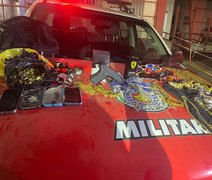 PM prende suspeitos de roubo a loja em Maceió