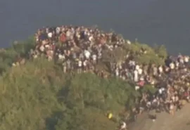 Operação policial deixa visitantes 'ilhados' em cartão-postal do Rio