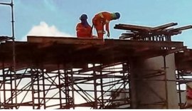 Viaduto da PRF tem obra embargada após comprovação de risco aos trabalhadores