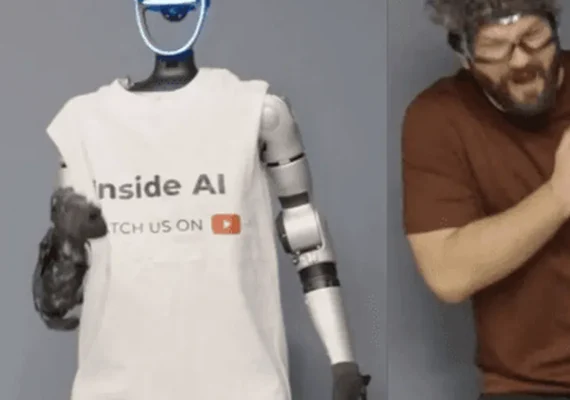 Robô armado dispara após mudança sutil de comando e reacende alerta sobre segurança digital