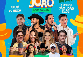 São João de Boca da Mata terá grandes shows em três noites