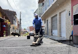 Recapeamento chega a nove ruas do bairro São Jorge, em Maceió