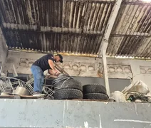 Operação em Maceió fiscaliza ferros-velhos e prende suspeitos por receptação de cabos