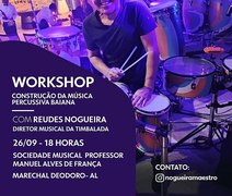 Diretor musical da Timbalada, músico alagoano realiza workshop em Marechal Deodoro