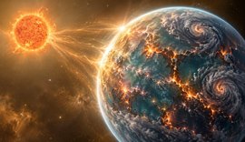 Exoplaneta desafia cientistas ao exibir órbita retrógrada e desalinhada