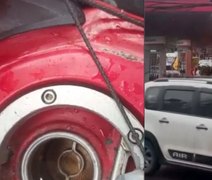 Homem incendeia posto após reclamar de gasolina adulterada no Rio