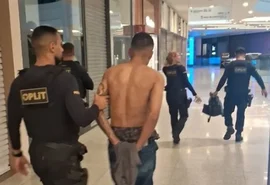 Homem é preso após abrir buraco em loja de shopping durante a madrugada