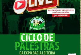 Palestras da 39ª Expo Bacia Leiteira terão transmissão ao vivo pela internet