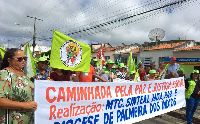 MTC realiza caminhada pela paz e movimenta autoridades no município de Igaci