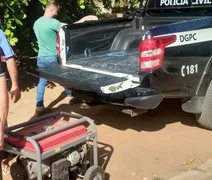 Polícia Civil recupera gerador avaliado em R$ 20 mil em Palmeira dos Índios