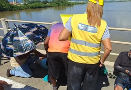 Pai corria com filha para a UPA quando atropelou casal de ciclistas em ponte, em AL