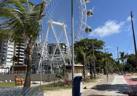 Orla da Ponta Verde ganha reforço ambiental na abertura do Natal de Todos Nós