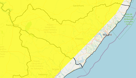 Inmet emite alerta de vendaval para 88 municípios alagoanos até sexta-feira (30)