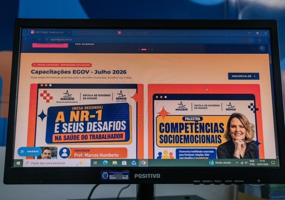 Prefeitura de Maceió lança plataforma de inscrições de cursos para capacitações de servidores