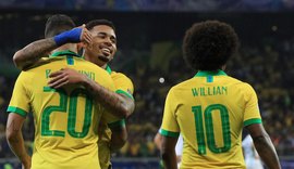 Brasil vence jogo contra Argentina por 2x0