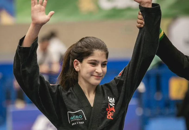 Clarice Berto, atleta de 15 anos, leva Alagoas ao Pan Kids de Jiu-Jitsu nos EUA