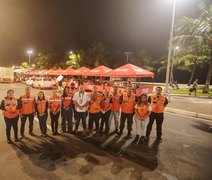 Defesa Civil vistoria barracas que utilizam gás de cozinha no São João Massayó