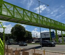 Passarela do Canaã tem serviços 90% concluídos