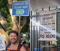 VÍDEO: empreendedores lucram alugando carregador no Carnaval