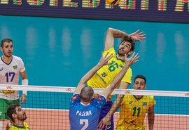 Brasil vence a segunda na Liga das Nações de vôlei masculino