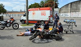 Samu alerta sobre o aumento dos atendimentos a vítimas de acidentes com motociclistas