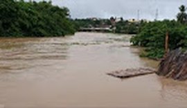 Nível do Rio Mundaú sobe e União dos Palmares tem alto risco de enchente