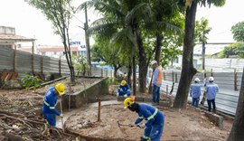 Reforma da Praça da Ladeira do Trovão no Bom Parto avança