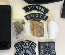 Polícia Militar de Alagoas apreende mais de 700 gramas de drogas em operações
