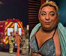 Patixa Teló sofre acidente no Rio e recebe atendimento em ambulância