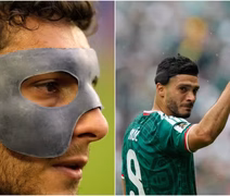 Saiba por que Cáceres usa máscara e Jiménez faixa protetora na Copa
