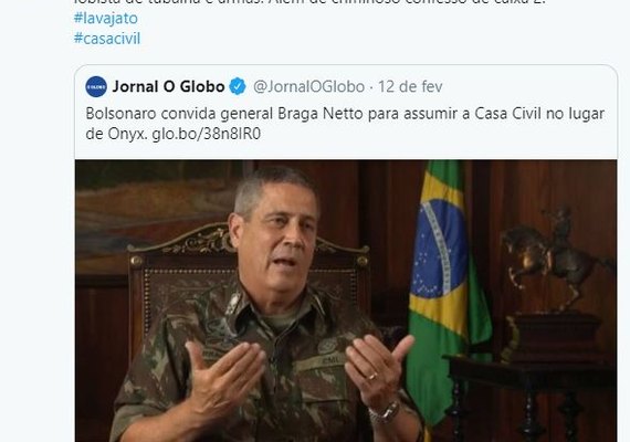 Senador Renan Calheiros diz que “o país aguarda a demissão de Onyx Lorenzoni”