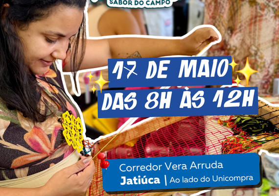 Feira Sabor do Campo reúne cultura e produção local neste domingo (17)
