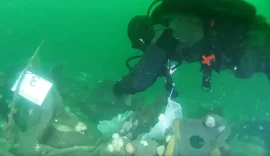 Submarino alemão naufragado em 1917 ainda libera TNT no Mar da Dinamarca
