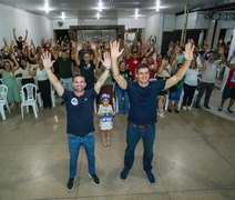 'Encontro do time que Alagoas confia' reúne apoiadores na parte alta de Maceió