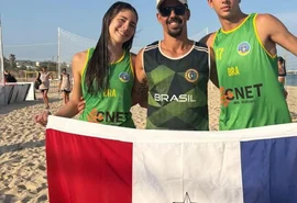 Atletas de Alagoas se destacam no Mundial de Handebol de Praia Sub-17, na Tunísia
