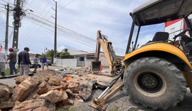 Cruzamento no Pinheiro fica interditado até segunda-feira (26); confira como fica o trânsito