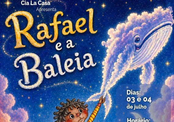 Cia La Casa leva poesia e imaginação ao público com 'Rafael e a Baleia'
