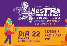Mostra Audiovisual Mestra Zeza do Coco acontece em Maceió neste domingo (22)