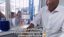 Rodrigo Cunha participa de distribuição de merenda para alunos