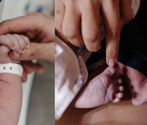 Após gravidez secreta, Alanzoka e Maethe anunciam nascimento do filho