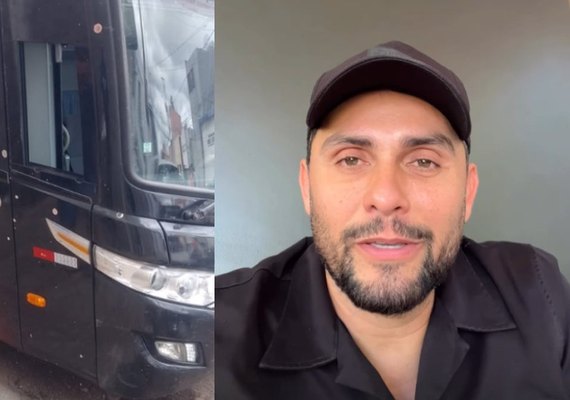 Ônibus de Mano Walter é invadido e tem equipamentos furtados